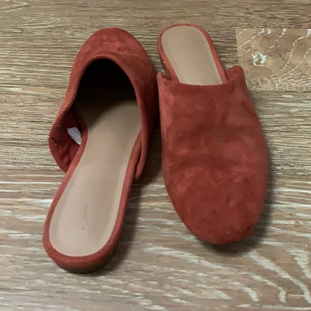 Burnt Orange Mules